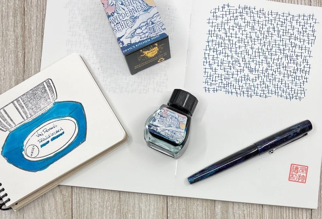 Van Dieman's Devil's Kitchen Fountain Pen Ink Review — The Pen Addict